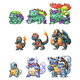Illustration for article titled The Original Starter Pokémon, Re-Imagined